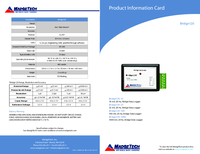 Thumbnail of document N/A  - Bridge120 Bridge/Strain Gauge Data Logger